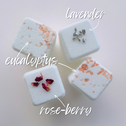 Botanical Water- Bath Bomb Set | 4pack Bathtub Bombs