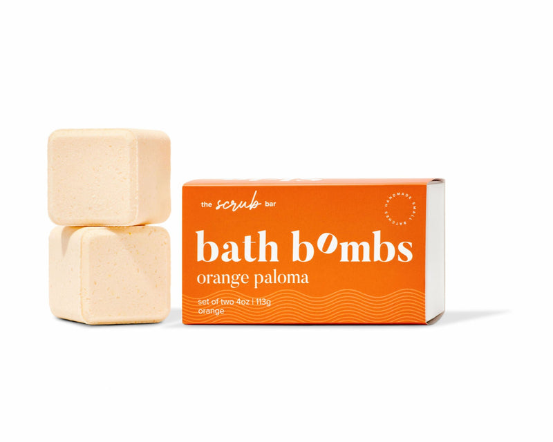 Cocktail theme bath fizz with natural oil infused  essential oils for bath bombs by The Scrub Bar 