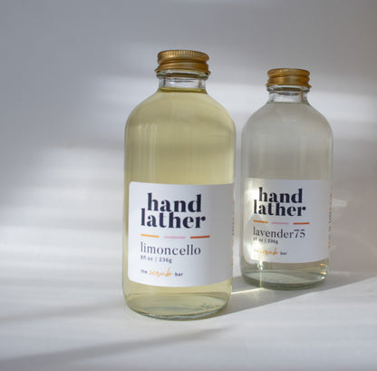 Lather Liquid Hand Soap | Glass Soap Dispenser with Pump