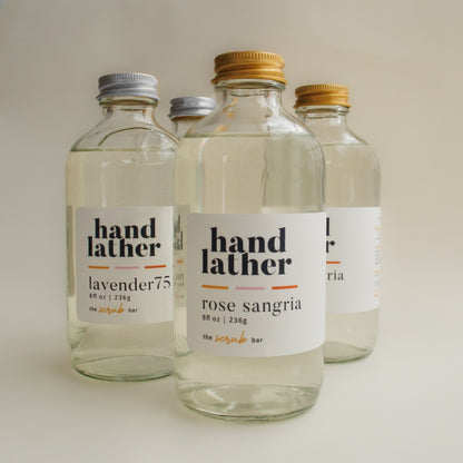 Lather Liquid Hand Soap | Glass Soap Dispenser with Pump