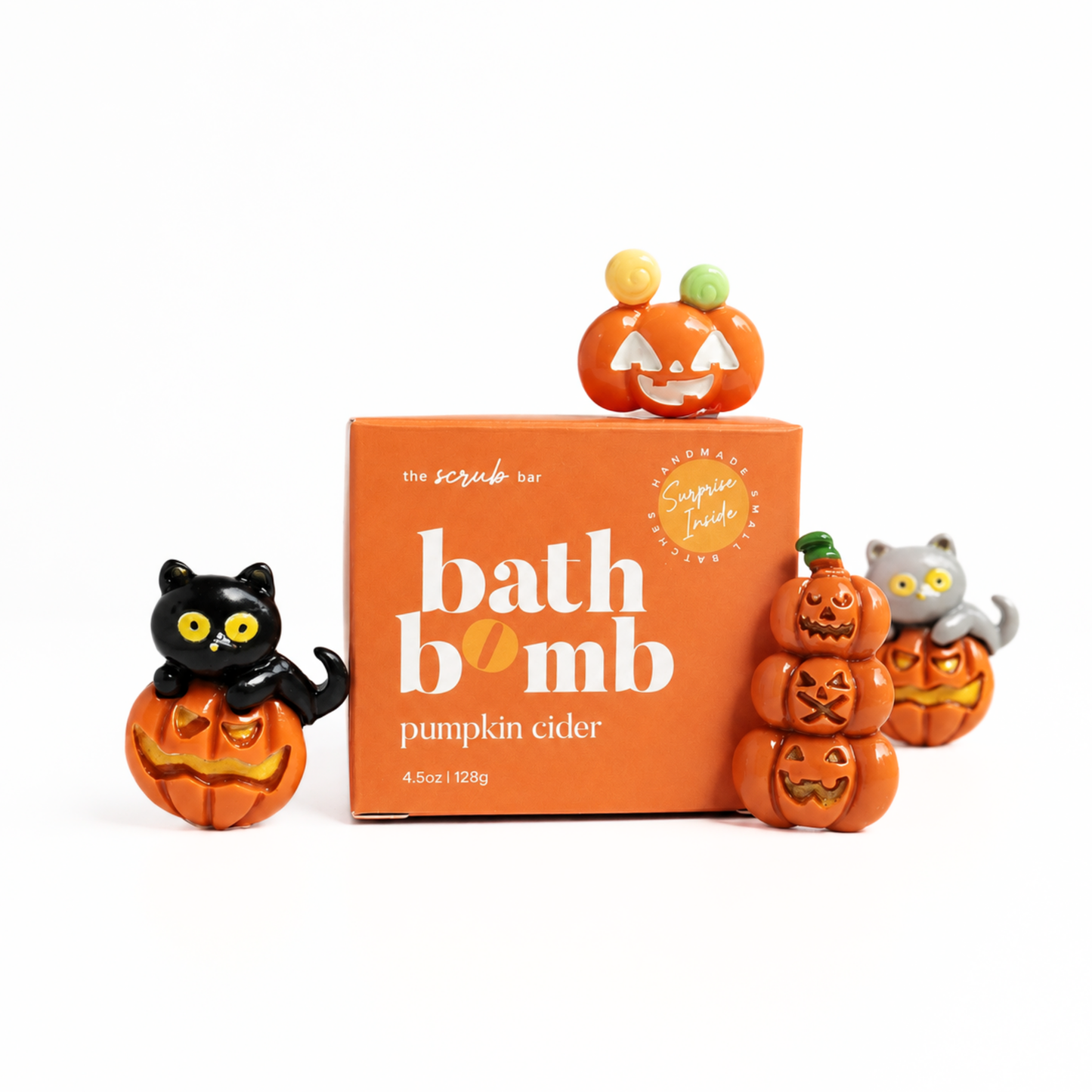 Pumpkin Cider Kids Bath Bomb – Pumpkin Surprise Inside