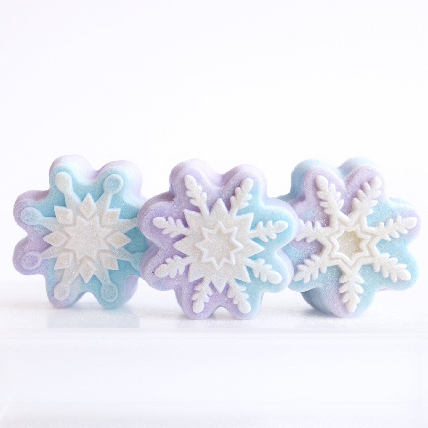 Frozen Snowflake Surprise Kids Bath Bomb- 3 pack | Cotton Candy Scented