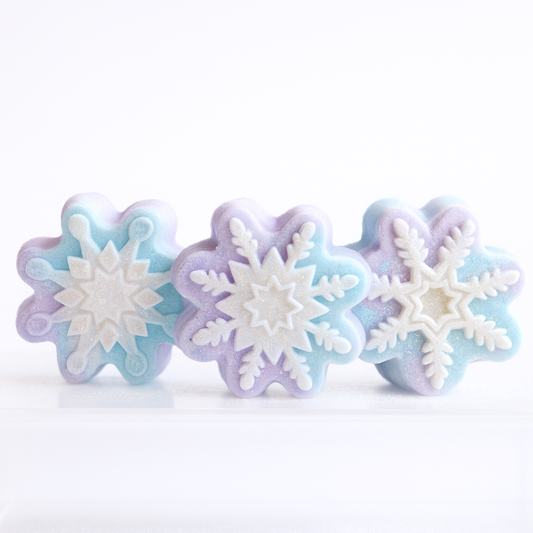 Frozen Snowflake Surprise Kids Bath Bomb- 3 pack | Cotton Candy Scented
