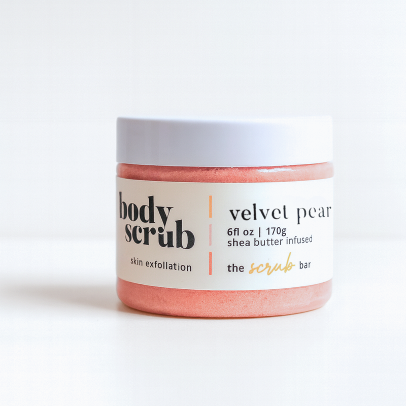 Velvet Pear Creamy Exfoliating Body Scrub
